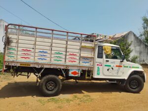 Pickup truck available for transport 