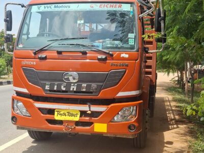 Eicher Truck For Transportation With Driver